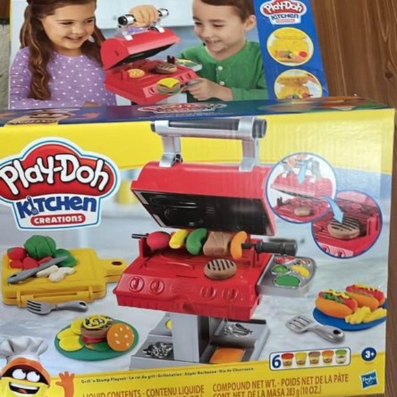 BRAND NEW sealed play doh clay kitchen creations grill n stamp playset toy - Picture 6 of 6